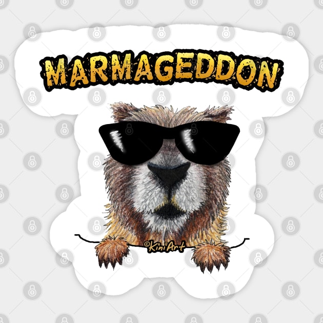 Marmageddon Sticker by KiniArt